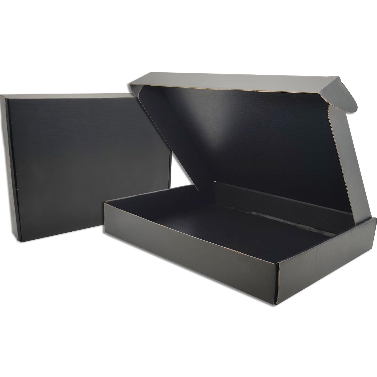 Cenoid Medium Postal Boxes, 33x25.4x5cm Black Postage Parcel Shipping Cardboard Boxes for Posting Shipping Delivery Packaging boxes for Small Business (Pack of 25)