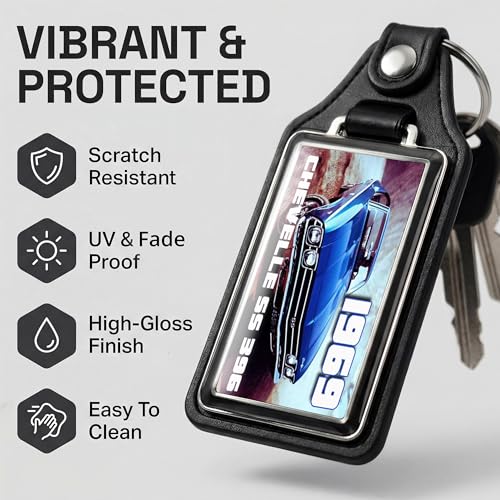 Image of Brotherhood Car Key Chain for Chevelle - Classic Models Keychain for Men and Women Gift Key Ring