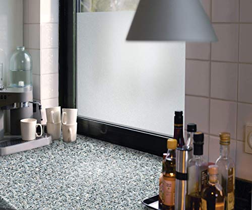 D-C-Fix 346-0180-2Pka Decorative Self-Adhesive Film, Grey Granite, 17" X 78" Roll, 2-Pack With Applicator #TOP3