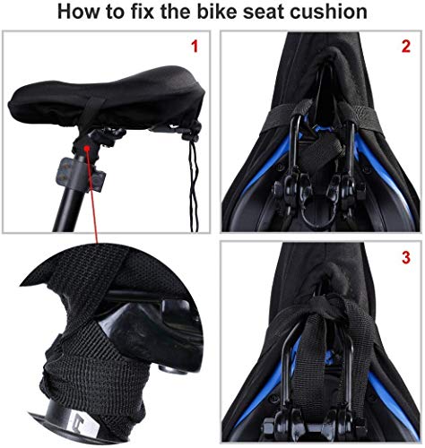 Image of Bicycle Seat Cover- Classic U11 for Narrow Seats with Free Waterproof Cover