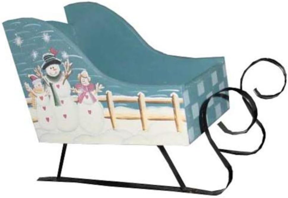 Barjan 1256648 Snow Magic Sleigh Snowman Family