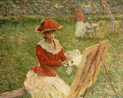 Affiche toile blanche Claude Monet pour décoration mural salon