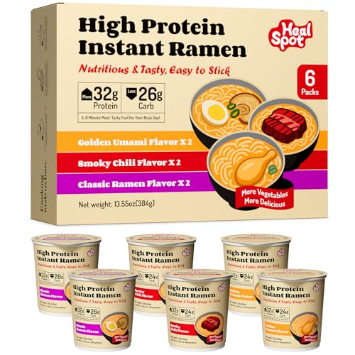 HealSpot High Protein Instant Ramen Cups