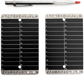 Crypto Wallet Doppelset – Seed Phrase Tresor aus Edelstahl, feuerfest & wasserdicht, BIP39 kompatibel (Ledger, Trezor), inkl. Gravurstift - inkl. Schablone!- Recovery Seed Phrase 2.0
