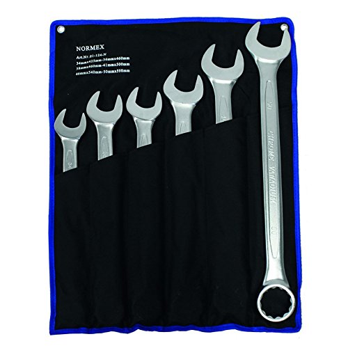 Maulschlüssel Gabelschlüssel 34-50mm XXL 6tlg. Ringschlüssel Normex