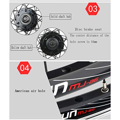 Koła rowerowe Koło Przód Tył Zestaw kół do roweru(26in wheel set)