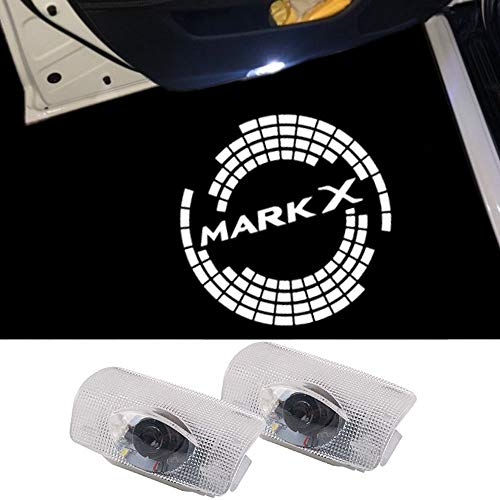 DISYEE 石英ガラスレンズ 2個セット カーテシランプ ドアウェルカムライト カーテシライト カーテシ 車用ドアランプ LEDロゴ投影