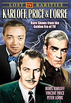 DVD Karloff, Price & Lorre: Lost TV Rarities Book