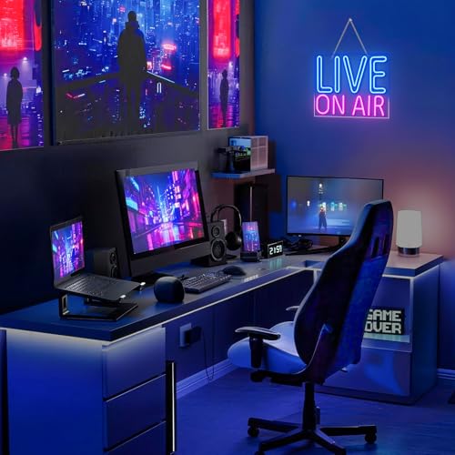 Image of Live On Air Neon Sign On Air Sign Wall Decor for Live Stream
