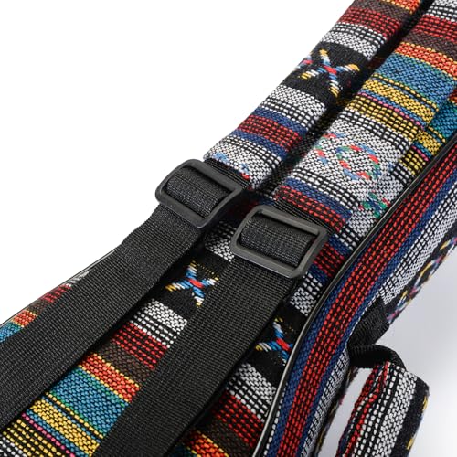Image of MUINS Ukulele Case,26 Tenor Ukelele Uke Bag soft and Thicker Pad | Durable Colorful with Double Adjustable Straps, Storage and Handle (Grey,Tenor 26 Inch)