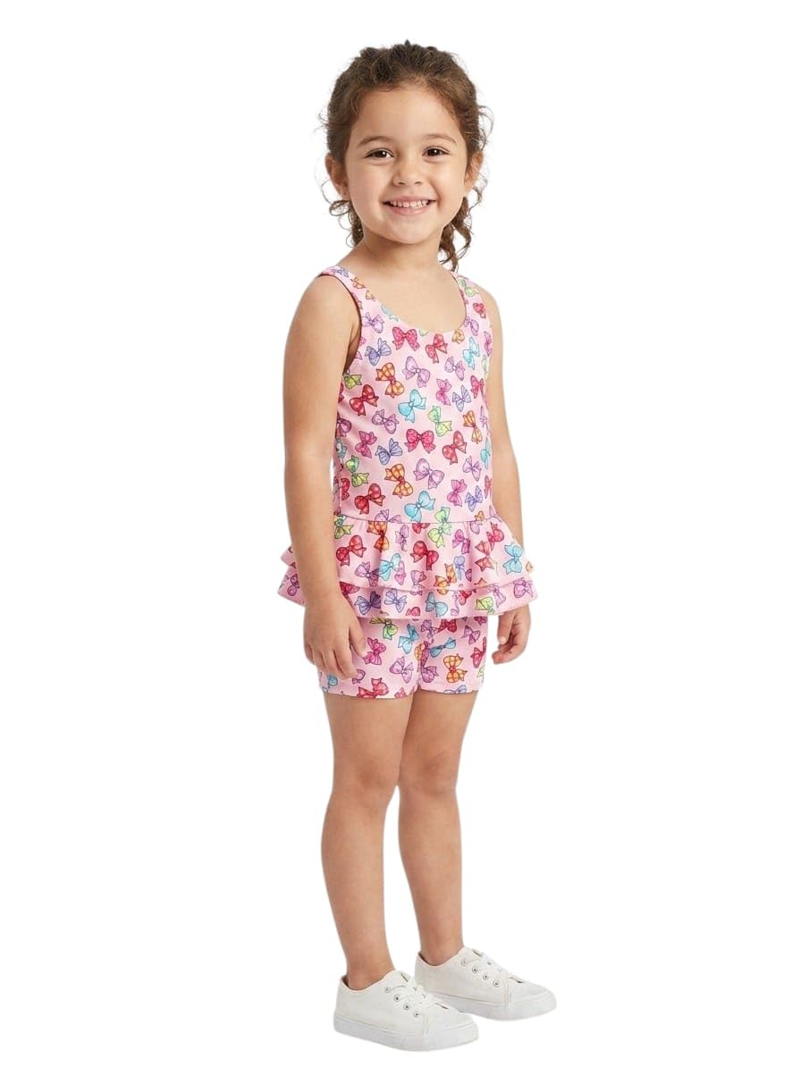 Girls Sleeveless Swimming Costume-picture-11
