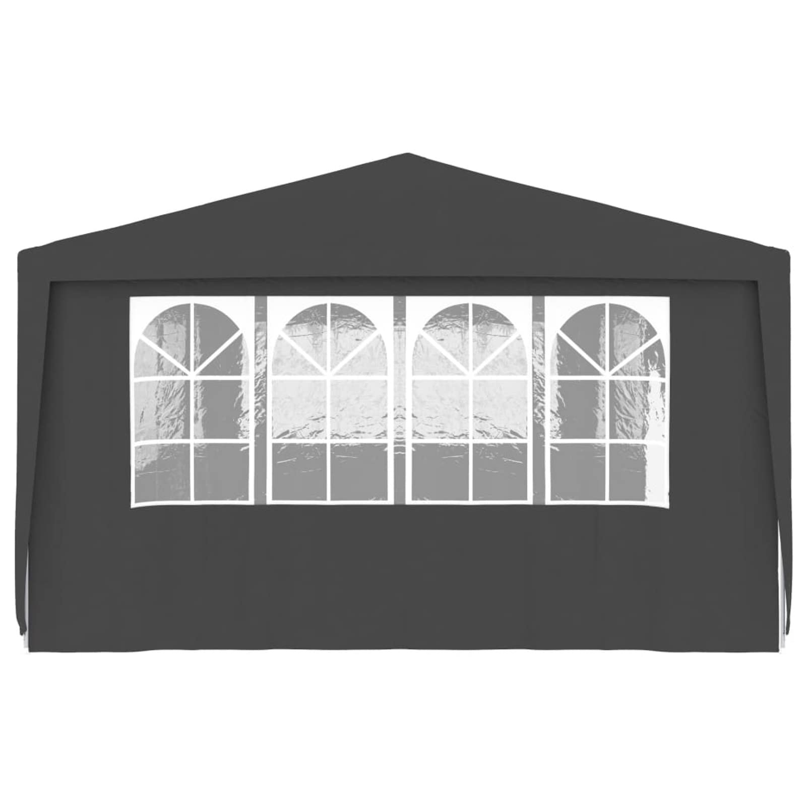 Homgoday Casa Mobilia Gazebo Professionale con Pareti 4x9 m Antracite 90 g/m², Gazebo da Giardino, Gazebo Ombrellone da Giardino Spiaggia Pesca Esterno Antivento per Arredo Giardino Terrazzo Ambienti