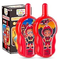 LAEbuild Walkie Talkies for Kids - Walkie Talkie Toys Gifts for 3 4 5 6 7 Year Old Girls Boys Long Range Fire & Rescue Walkie Talkies for Christmas Birthday Easter Gifts Indoor Outside Games Red