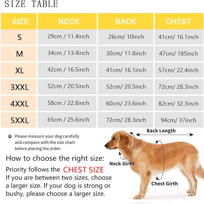Voarge Dog Zip Up Dog Raincoat with Buttons, Waterproof Dog Raincoat with Hood and Adjustable Drawstring - Image 4