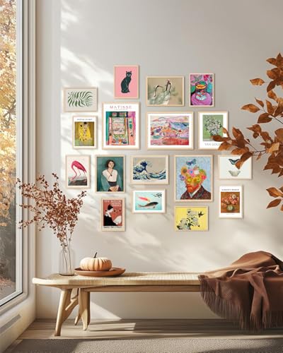 Décoration murale éclectique et affiches sur toile bohème KBKBART
