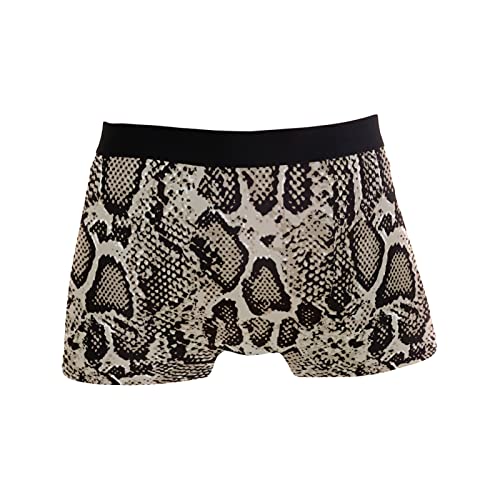 susiyo Retro Snake Skin Boxer Briefs for Men Underwear Multisize