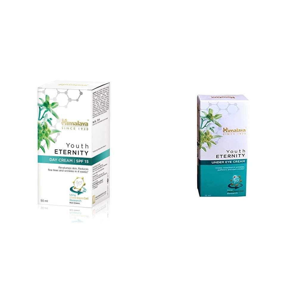 HimalayaYouth Eternity Day Cream, 50 ml And Himalaya Youth Eternity Under Eye Cream, 15ml
