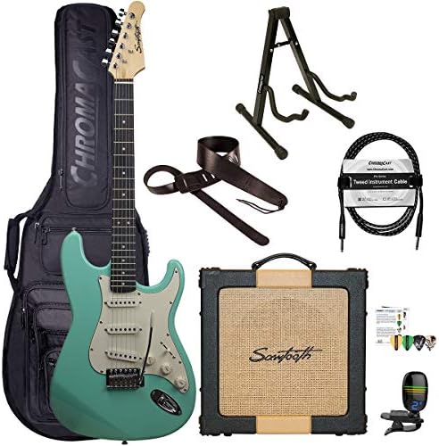 Sawtooth Classic ES60 Surf Green Guitar Players Pack