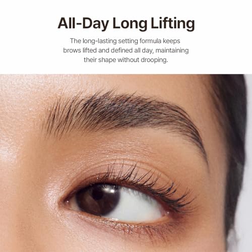Image of Espoir Laminating Eyebrow Clear Gel, Easy Shaping with Uniquely Designed Applicator, Long-Lasting & Smudge-Free, Non-Sticky and Lightweight Formula, Natural Look, Vegan, 0.1 fl oz