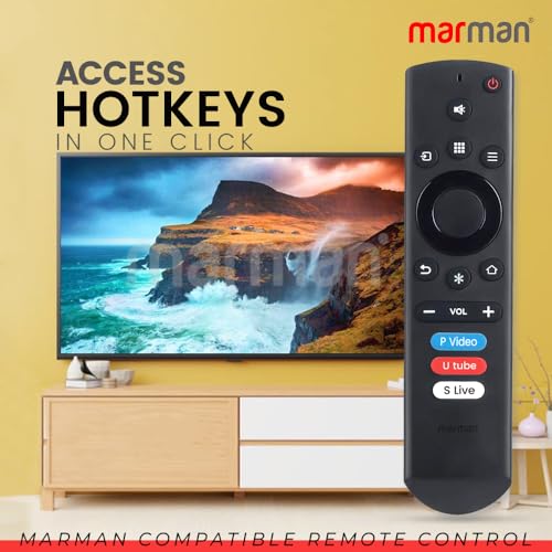 Image of marman Compatible with Thomson Smart Tv Remote Non Voice Command Suitable for Smart 4K LED UHD HD Television - Match Exactly with Existing Remote Key by Key for Better Performance
