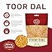 Spicy World Toor Dal Kori, Unoily, Madhi 4 Pound Bag - Indian Split Pigeon Peas - All Natural, Premium Quality, Vegan