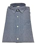 ASPESI Camisa de hombre cuadros blanco/azul con bolsillo reducido II CC02 A330 Quadri Bianco / Bluette L