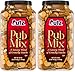 Utz Pub Mix,42 Oz. Barrel,Savory Snack Mix with a Blend of Crunchy Flavors for a Tasty Party Snack,Resealable Container,Trans-Fat Free and Kosher Certified,(Pack of 2)