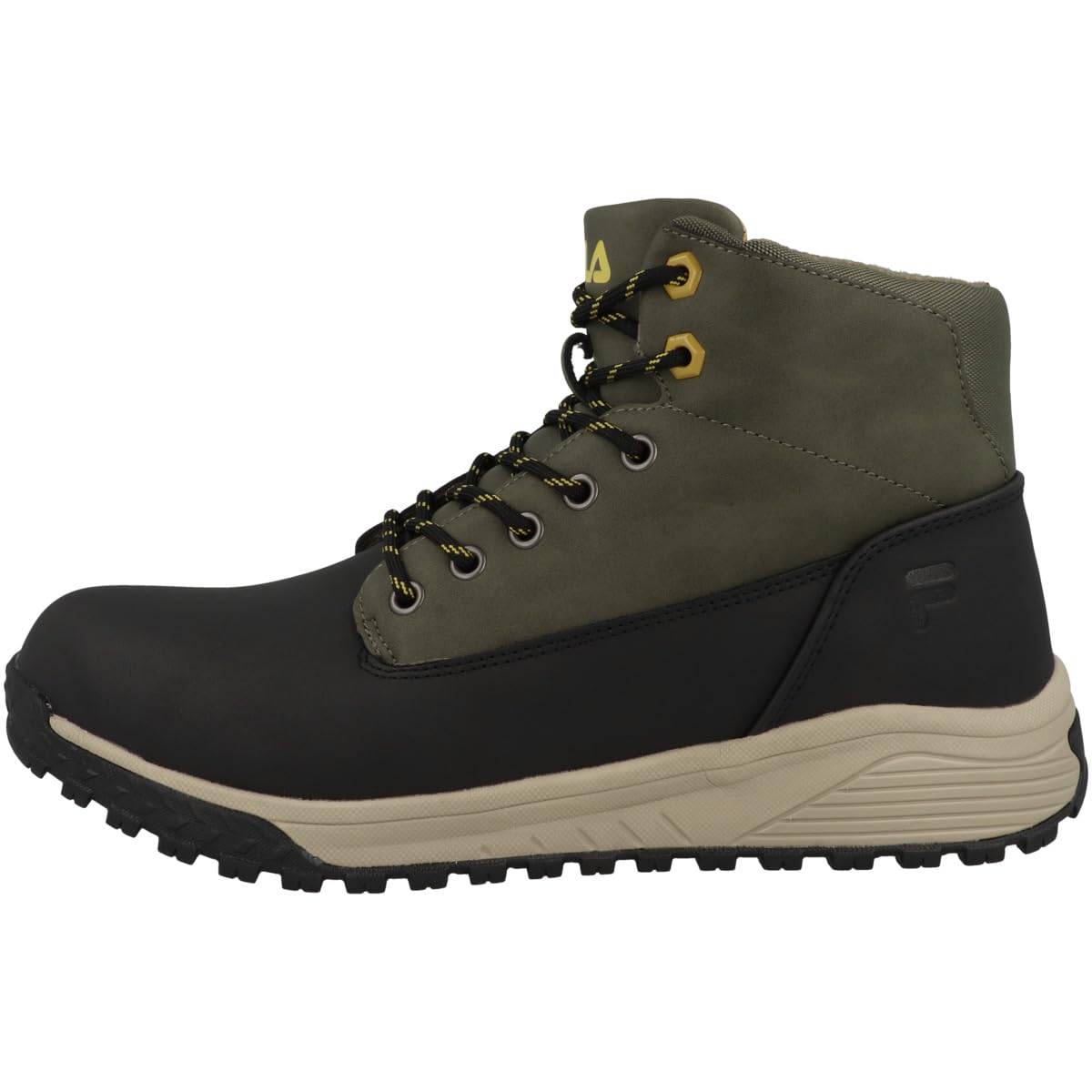 Fila Lance Xxi, Hiking, Winter Boots Donna, Nero/Verde (Black-Olive Night), 46 Eu-image
