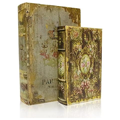 DROFELY Decorative Book Box Set Cover