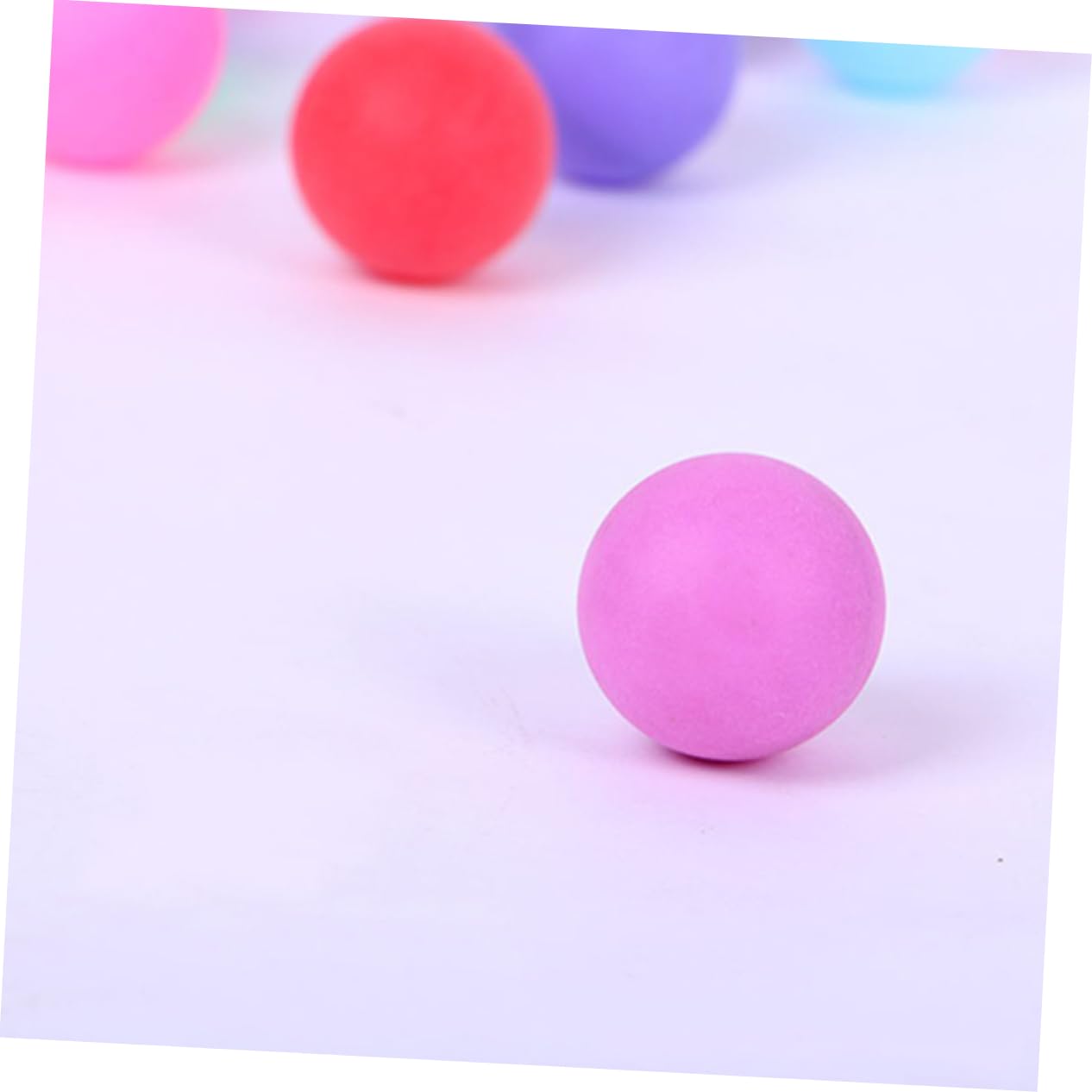 Happyyami 60Pcs Pong Balls for Training Random Colors Enhanced Control for Competitive Play for and Fun Party Games