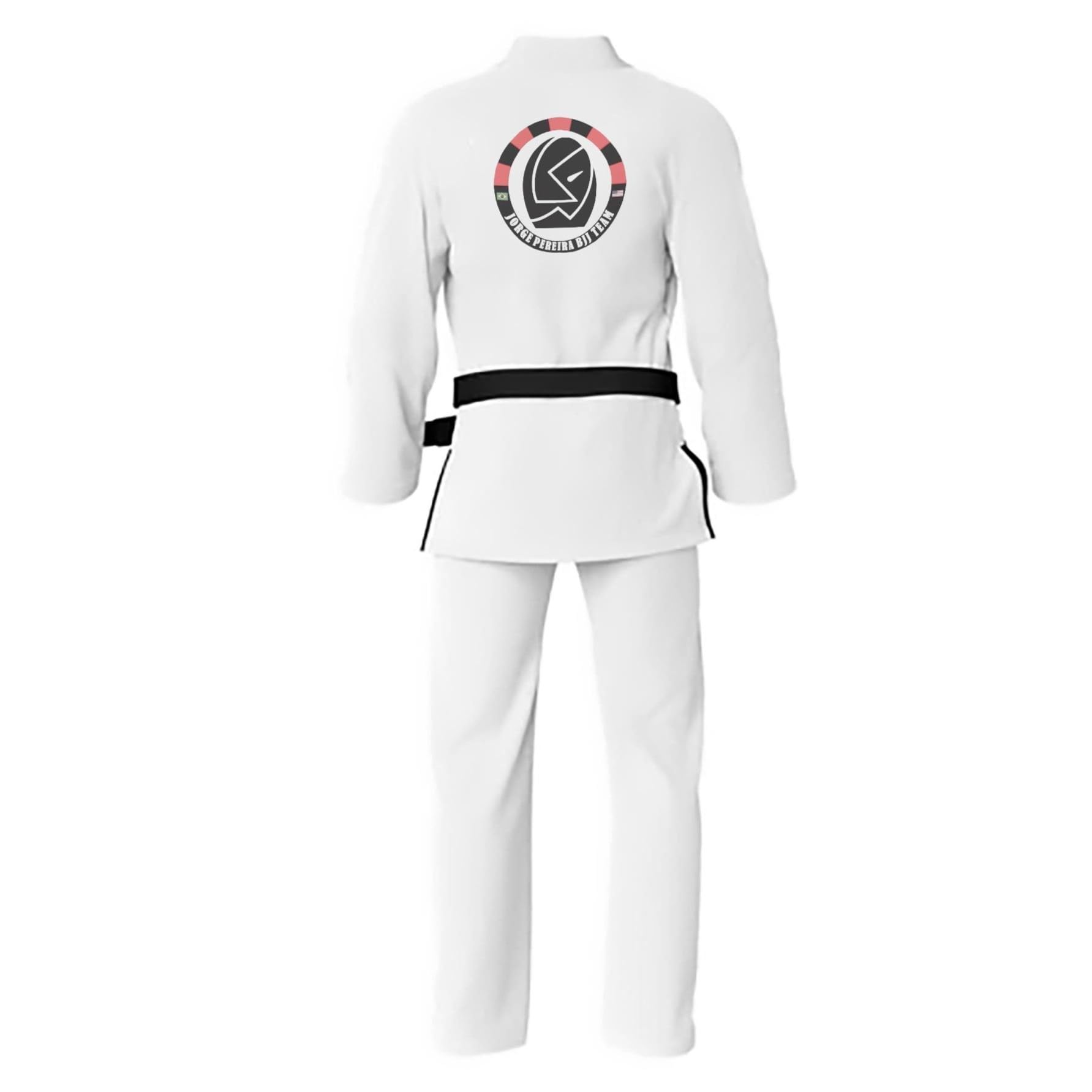 Jorge Pereira BJJ Premium Gi, Durable For Men & Women, Brazilian Jiu Jitsu Gear (A1, White)