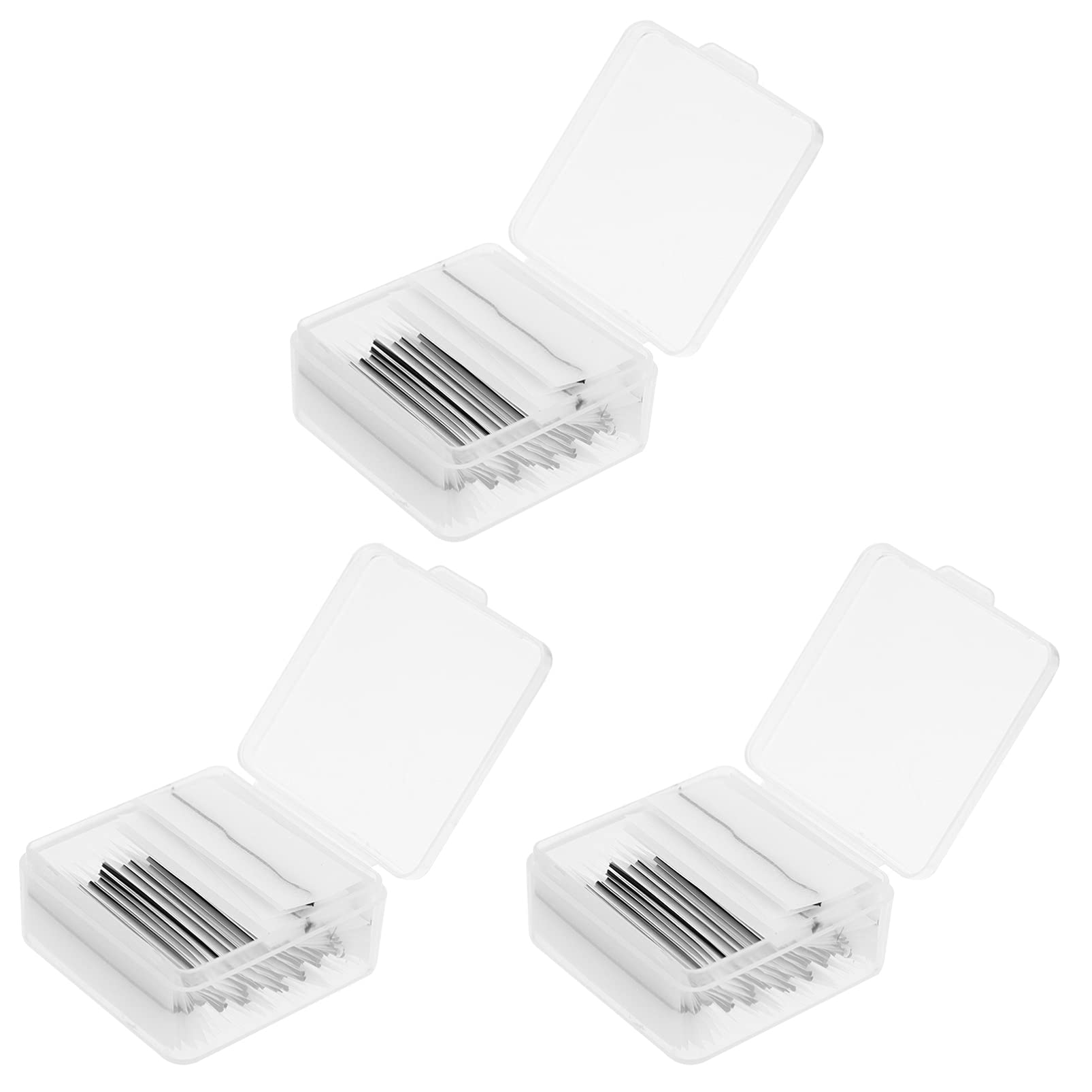 OUNONA 102Pcs Self Adhesive Eyelash Extension Strips Home Salon False Lash Accessories for Easy Application and Storage for Individual and Wispy Lash Styles