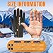 Winter Gloves for Men Women Made, Velura Winter Gloves, Thermal Touch Screen Windproof Gloves, All-Day Warmth, Windproof Waterproof for Cycling Running Driving Hiking Walking Gloves (Black, M)