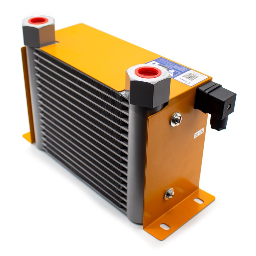 Toplionace Radiatore Dell'aria Idraulico Radiatore Dell'olio Raffreddato ad Aria AJ0608T-CA (DC 12V)