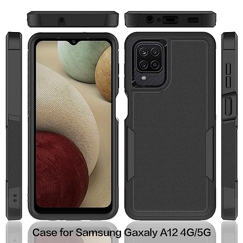 Coque Samsung A12 Jeylly antichoc turquoise à double couche rigide