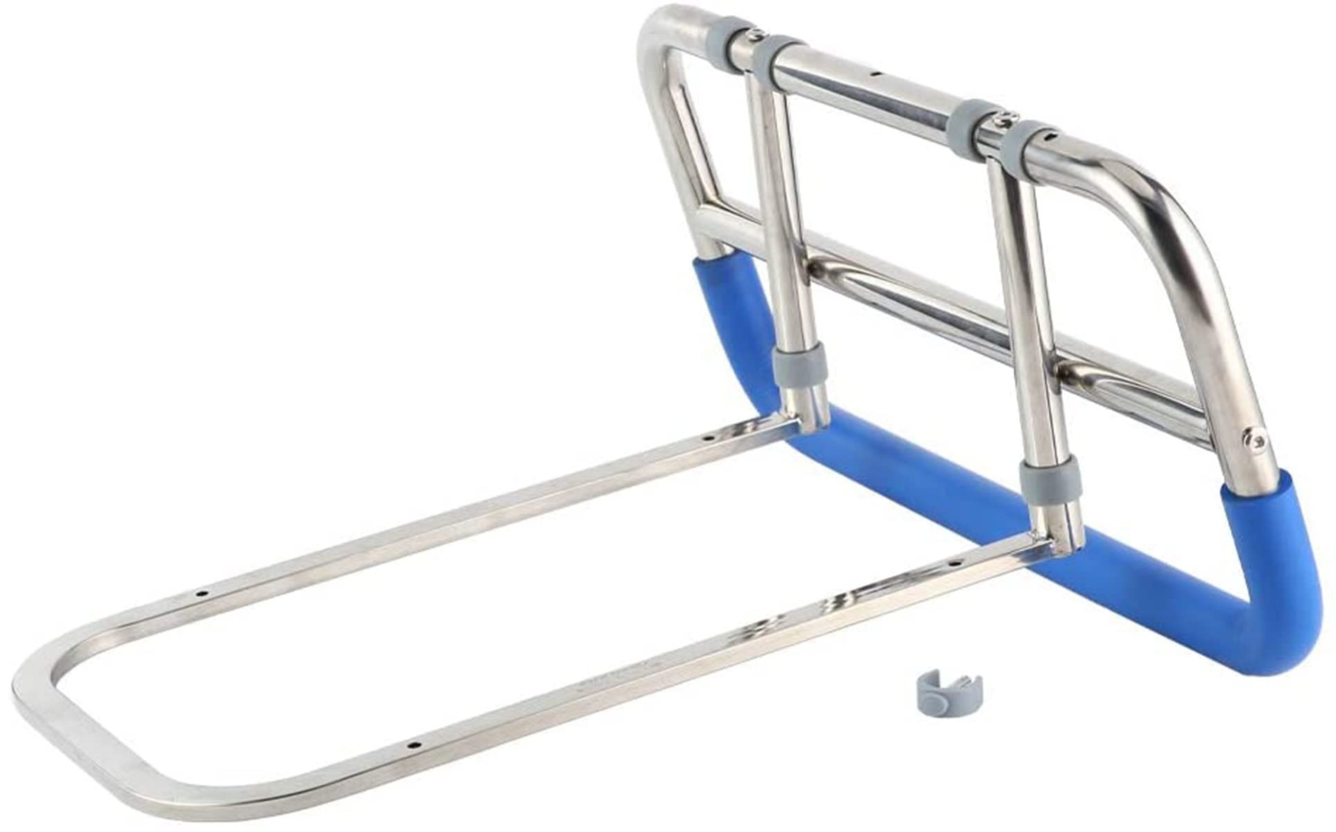 Edelstahl-Handlauf am Bett, Stabiler und Faltbarer Nachttischassistent, Armlehnen für ältere Betten, medizinischer Fallschutzhandlauf für Betten (Size : Mattress Thickness Less Than 9cm)