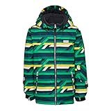Lego Wear Jungen Lego Tec Play LWJORDAN 723-Skijacke/Winterjacke Jacke, Grün (Dark Green 875), (Herstellergröße:128)