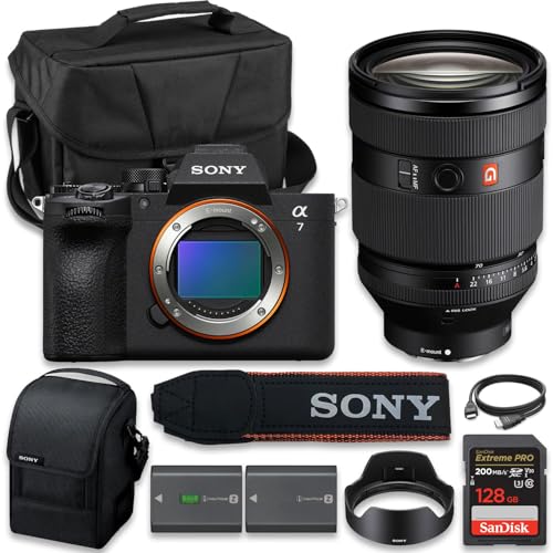 Image of Sony Alpha 7 V Full-Frame Hybrid Mirrorless Camera with Sony FE 28-70mm f /2 GM Lens