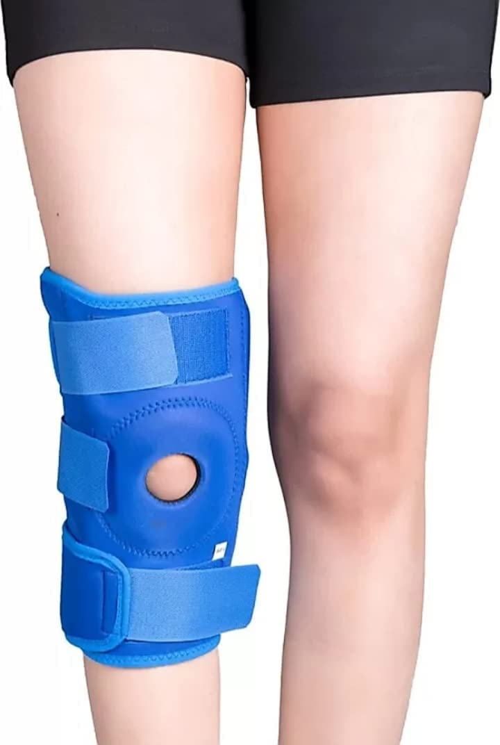 Kudize Functional Knee Support Compression muscle Joint Protection Gym Wrap Open Patella Hinge Brace Support Bandage Injury Guard Premium Super Quality Blue (XXXL) (B075ZP1QH4) Amazon Price History, Amazon Price Tracker