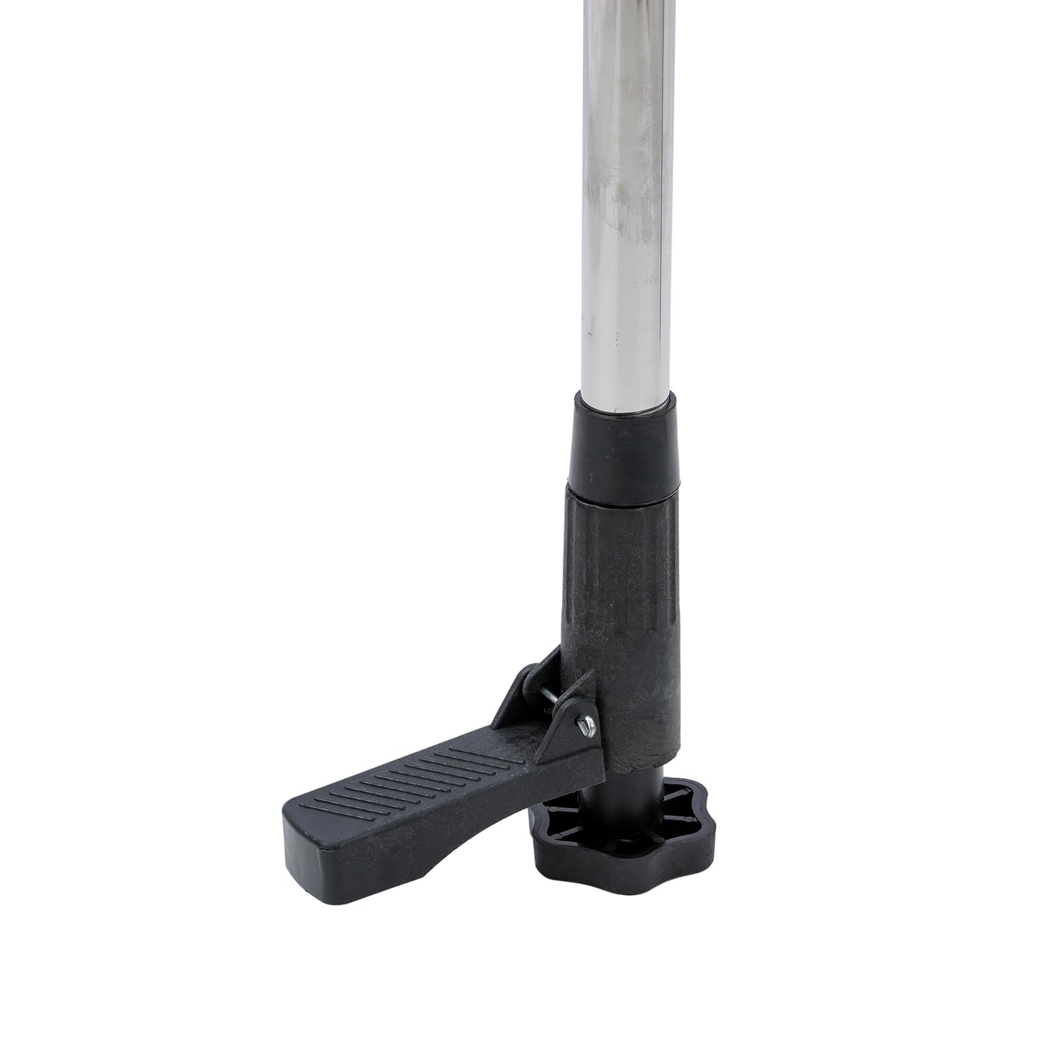 TOPWAY Asta Telescopica 3.7M per Livella Laser, Acciaio Inox, Bloccaggio Rapido, con Supporto Regolabile e Borsa 311579