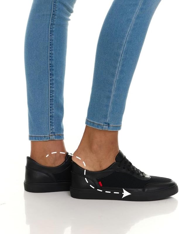 Marc Joseph New York Womens Hands Free Slip On Fashion Classic Casual Comfort Mesh Sneakers for Women Black - Image 5