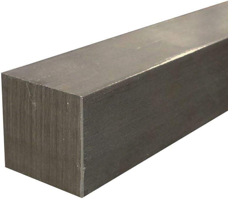 EN3B Bright Steel 1000mm (1m) Square Solid Bar Metal Rod Shaft - All Sizes - 080A15 (25mm (Square))
