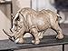 Produktbild Casablanca große Deko Figur XL Nashorn - Dekoration Geschenk Tierfigur Wildtier Skulptur Rhino Braun - Breite 57 cm