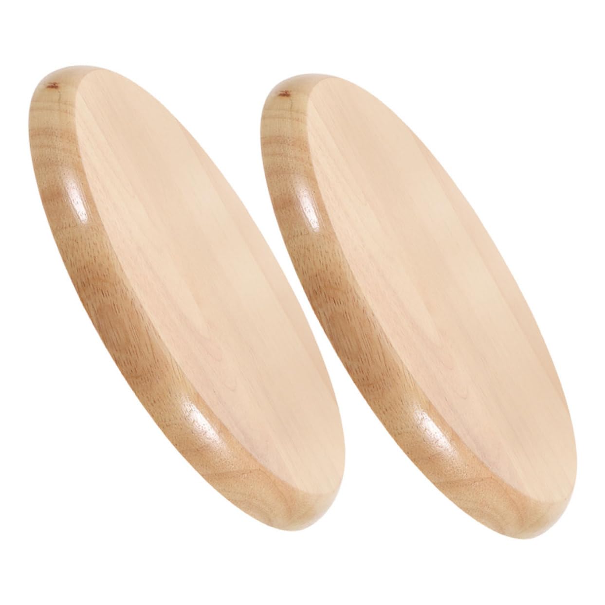 Lot de 2 assises rondes en bois biseauté pour rénover vos chaises de salle à manger et tabourets