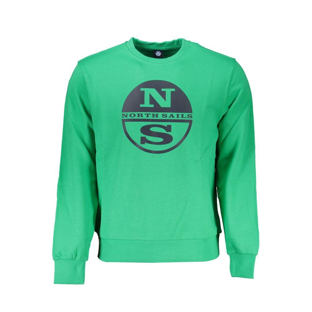 Pull en coton vert homme North Sails en maille premium de haute qualité