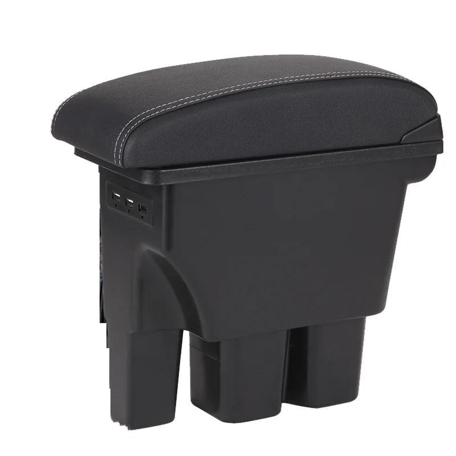 NMJLQW Storage Rack Car Center Console Storage Box Multifunctional Armrest Storage Box Interior Accessories For Jimny JB74 2018-2022(A3 Black White line)