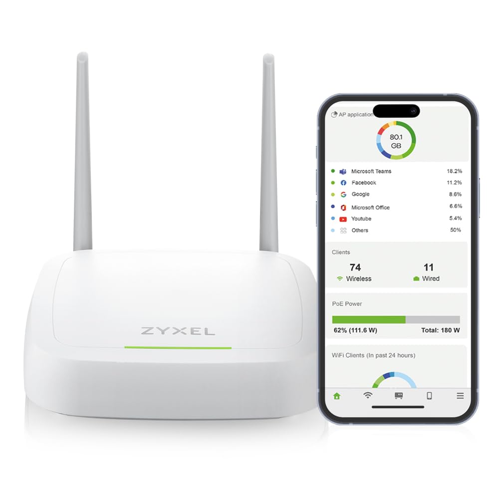 Zyxel WiFi 7 Wireless Access Point BE5100 | 2.5G | Desktop | NWA30BE