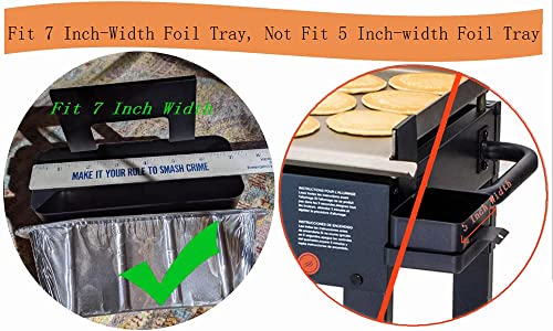 Firsgrill Professional Replacement Blackstone 17”,22",28",30” & 36" Foil Tray Drip Pans Grease Cup Liners 20 Pcs #TOP5