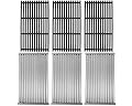 EasiBBQ Cast Iron Grill Grates and Stainless Steel Emitter Plates for Charbroil Commercial Infrared 4 Burner 463242715, 463242716, 463276016, 466242715, 466242815, 463257520 Gas Grills