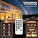 kozamas LED Kugel Lichterkette 15m 100 LED Warmweiß Außen Innen – IP44 Wasserdicht & 8 Modi – für Garten, Balkon, Terrasse, Party, Kinderzimmer